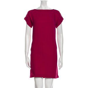 LORO PIANA 100% Silk Dress Size S ~ Dark Pink ~ New without Tag ~ Made in Italy